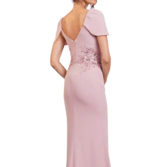 NWT Marsoni MV1297 Beaded Mother of the Bride Dress Rose Gold 4 - Picture 3 of 6